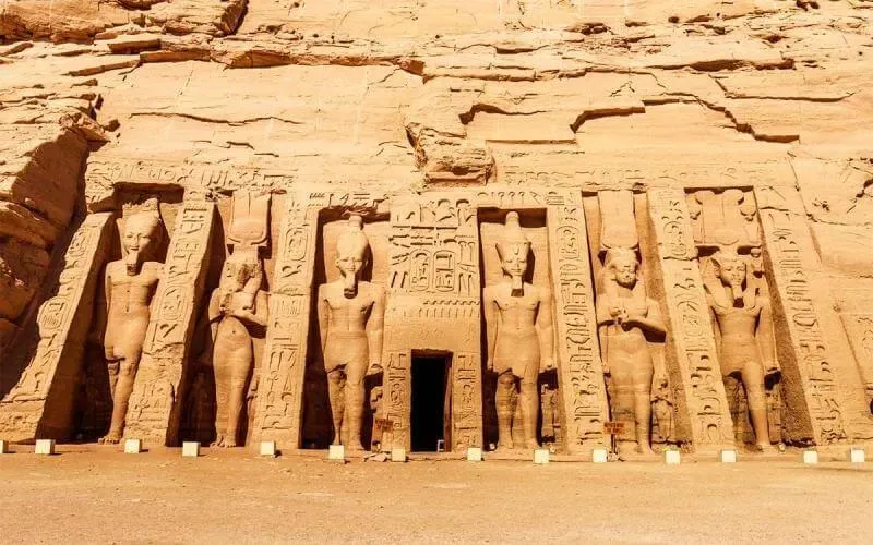 Abu Simbel Temples in Nubia, included in 8-Day Egypt Christmas Vacation and travel package